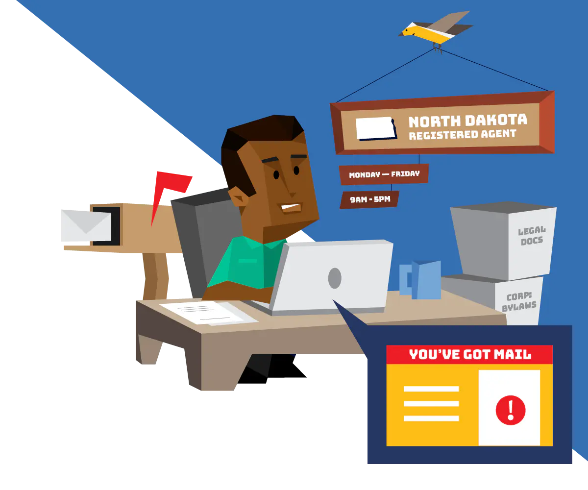 North Dakota Registered Agent Instant registered agent service in North Dakota with Northwest Registered Agent