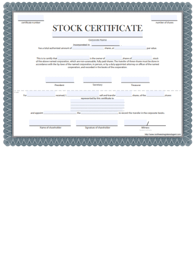 Llc Membership Certificate Template from www.northwestregisteredagent.com