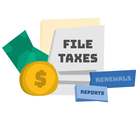 File Reports and Taxes