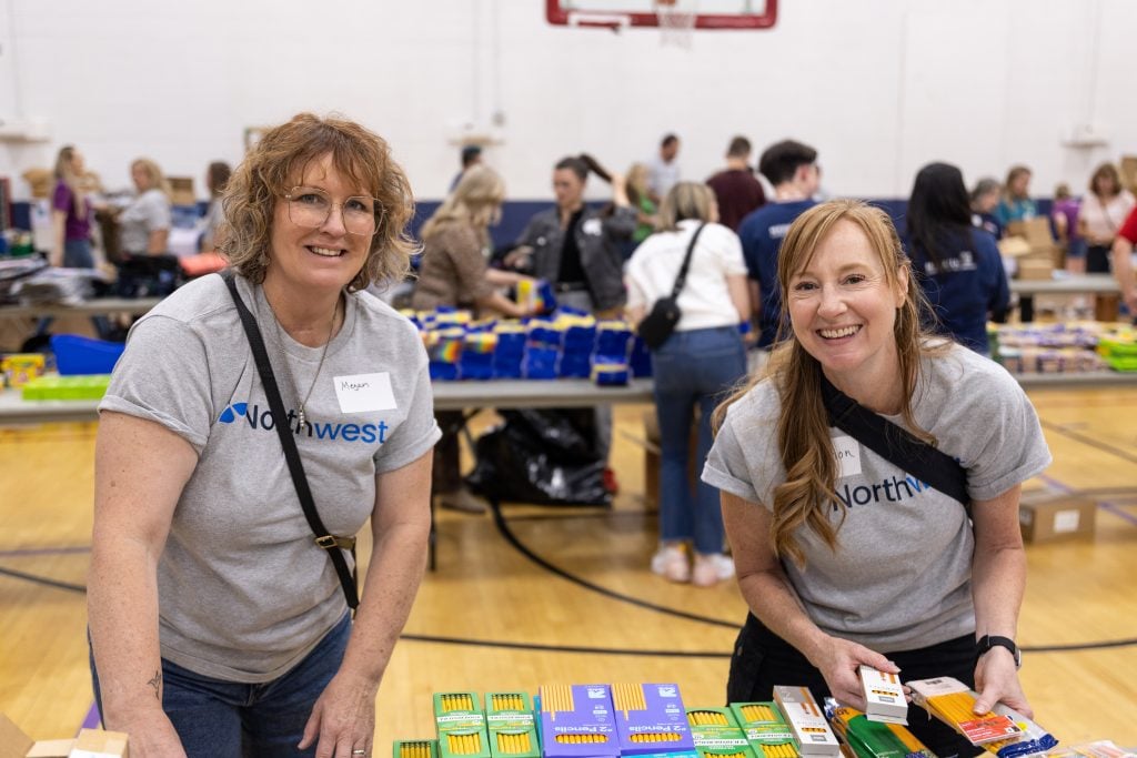 Two NWRA volunteers smiling into the camera.