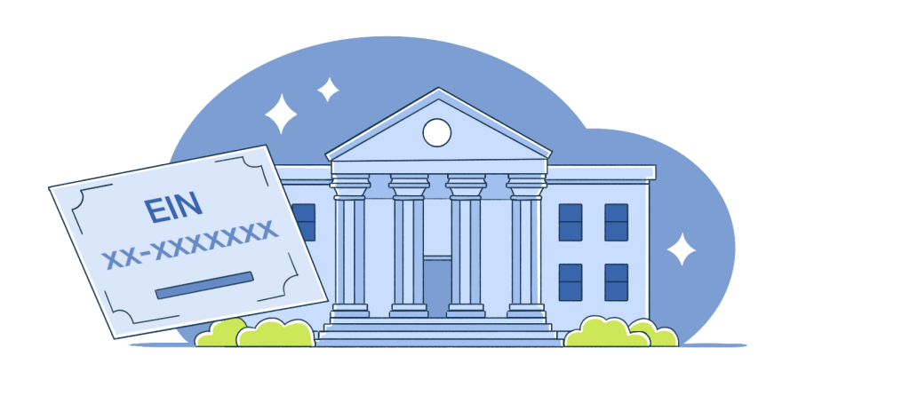 EIN Document and goverment building